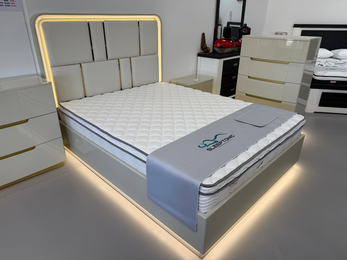 LUXDREAM BEDROOM RANGE WITH LED LIGHTS