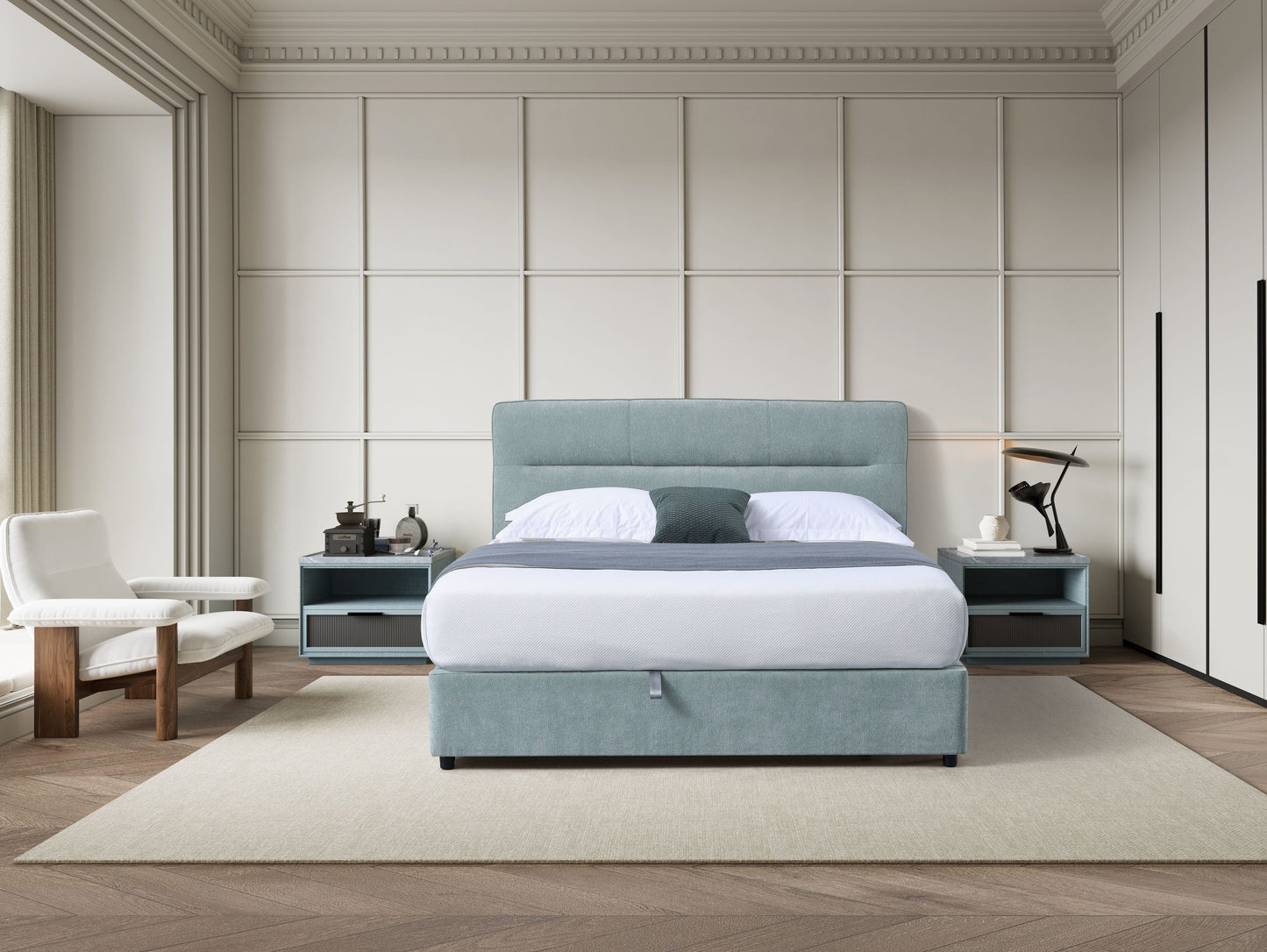 LUXEO SIDE DRAWER BED FRAME COMING SOON ETA 25/03/2026