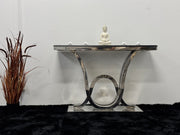 CONSOLE TABLE WITH BLACK MARBLE TOP CT016