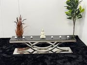 TV UNIT WITH BLACK MARBLE TOP TS016