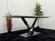 DINING TABLE WITH SLATE TOP DT134