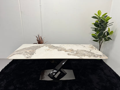 DINING TABLE WITH SLATE TOP DT134