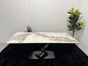 DINING TABLE WITH SLATE TOP DT134