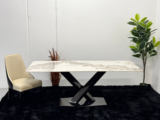 DINING TABLE WITH SLATE TOP DT134