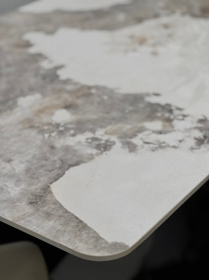 DINING TABLE WITH SLATE TOP DT134
