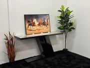 CONSOLE TABLE WITH WHITE & BROWN SLATE TOP CT008