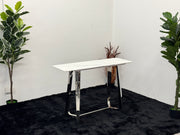 CONSOLE TABLE WITH WHITE MARBLE TOP CT011