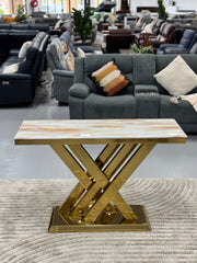 CONSOLE TABLE WITH HIGH QUALITY MARBLE TOP CT064