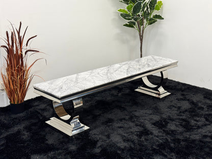 TV UNIT WITH GREY MARBLE TOP TS004