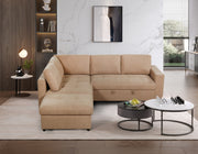 TULIP SOFABED WITH STORAGE OTTOMAN...