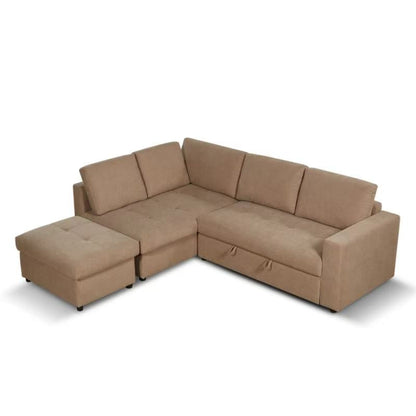TULIP SOFABED WITH STORAGE OTTOMAN...
