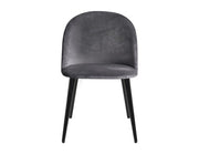 Brody Dining Chair Grey Velvet