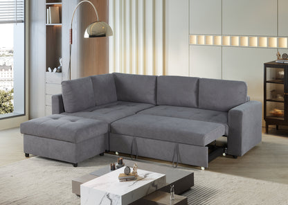 TULIP SOFABED WITH STORAGE OTTOMAN...