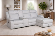 SOFTY CHAISE STORAGE SOFA WITH RECLINER CHAIR & CONSOLE ETA 01/01/2025
