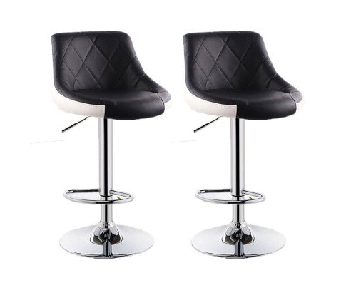 Elevet Bar Stools Kitchen Bar Stool Leather Barstools Swivel Gas Lift Counter Chairs. Price is for Each