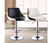 Elevet Bar Stools Kitchen Bar Stool Leather Barstools Swivel Gas Lift Counter Chairs. Price is for Each
