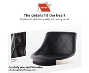 Elevet Bar Stools Kitchen Bar Stool Leather Barstools Swivel Gas Lift Counter Chairs. Price is for Each