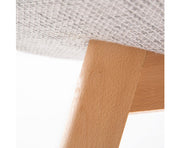 Retro Dining Cafe Chair Padded Seat GREY