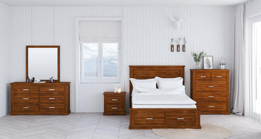 HERRISON DRAWER SOLID WOOD BEDROOM RANGE