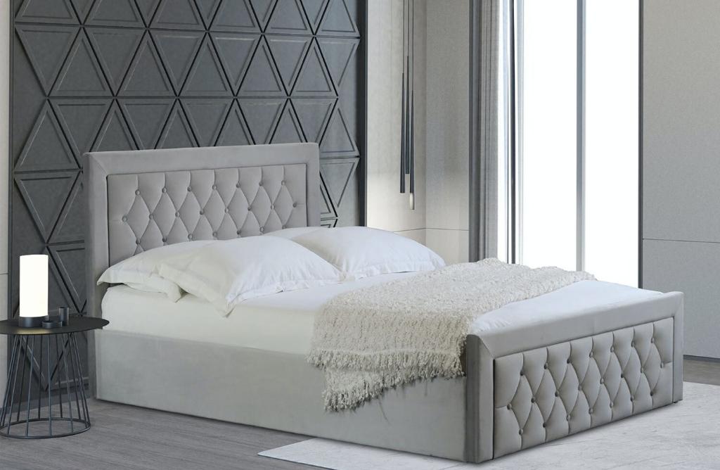 MIA KING SINGLE GAS LIFT STORAGE BED FRAME