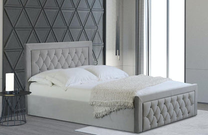 MIA KING SINGLE GAS LIFT STORAGE BED FRAME