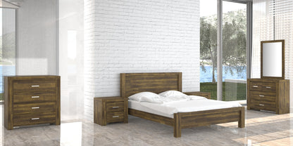 CARTIER JAVA RANGE SOLID WOOD BEDROOM RANGE BROWN