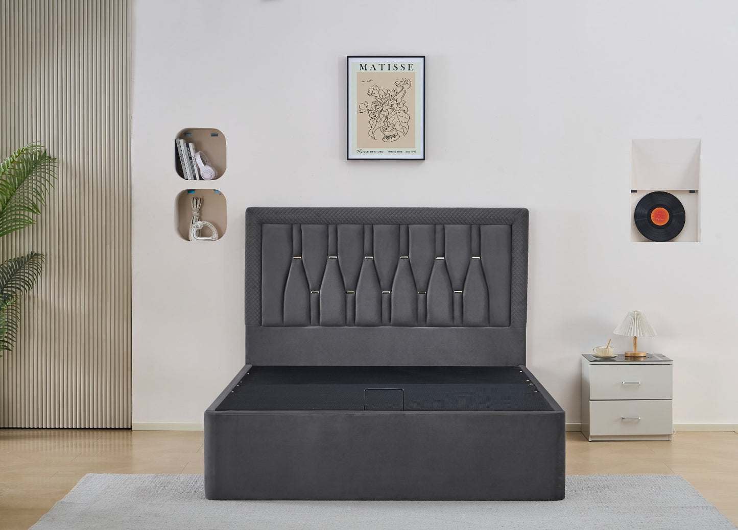 PANAMA Gas Lift Storage Bed Frame | Modern Style with Functional Storage New Arrival...!!!