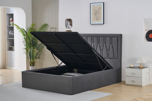 PANAMA Gas Lift Storage Bed Frame | Modern Style with Functional Storage New Arrival...!!!
