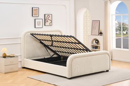 BREEZE Side Gas Lift Bed Frame | Minimal Design with Smart Storage New Arrival...!!!