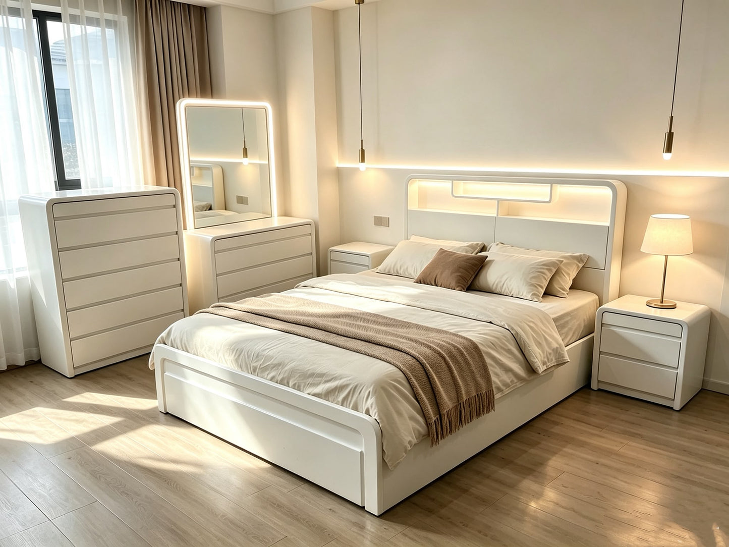 CHALSEA GAS LIFT STORAGE BED WITH FRONT DRAWER