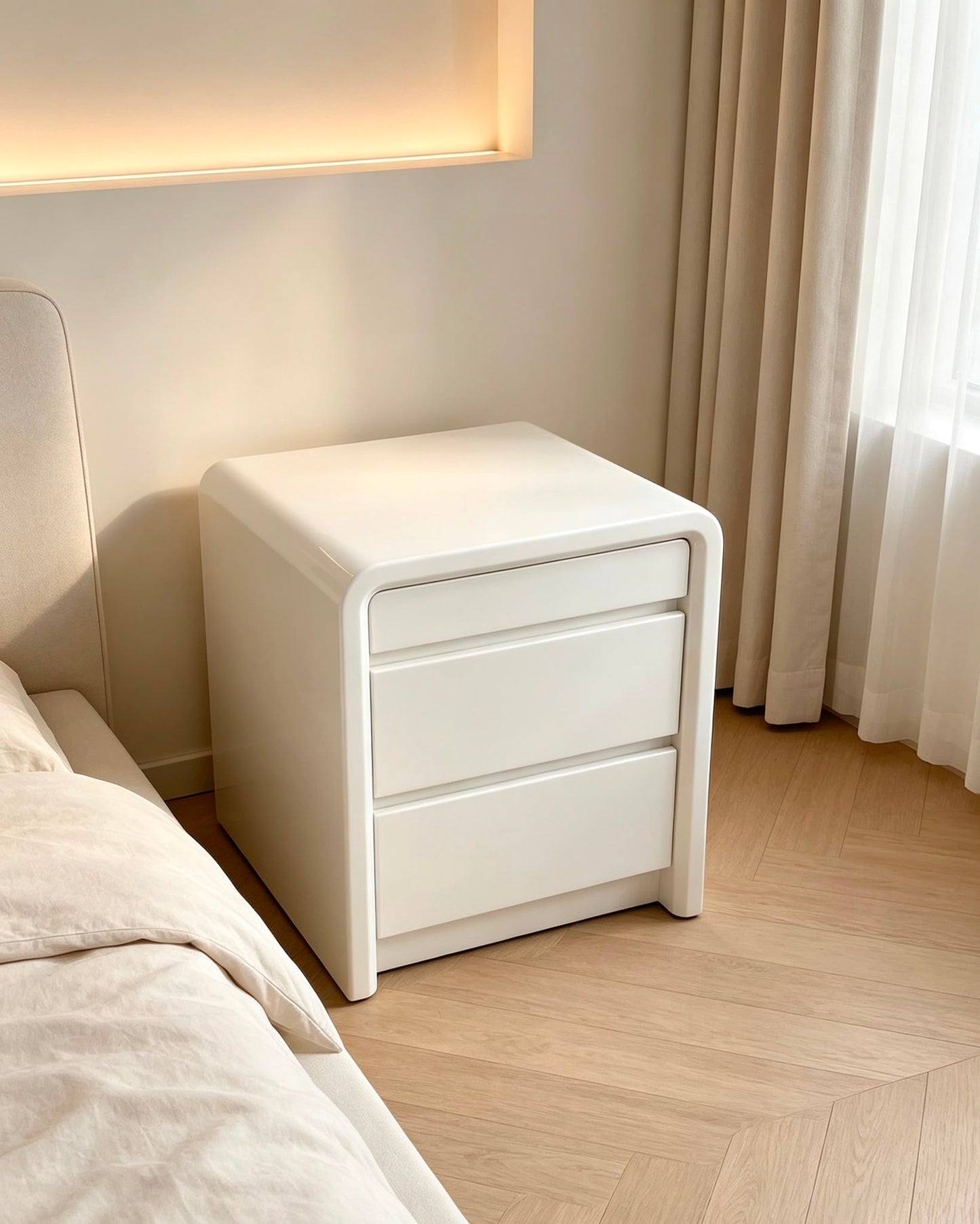 CHALSEA GAS LIFT STORAGE BED WITH FRONT DRAWER