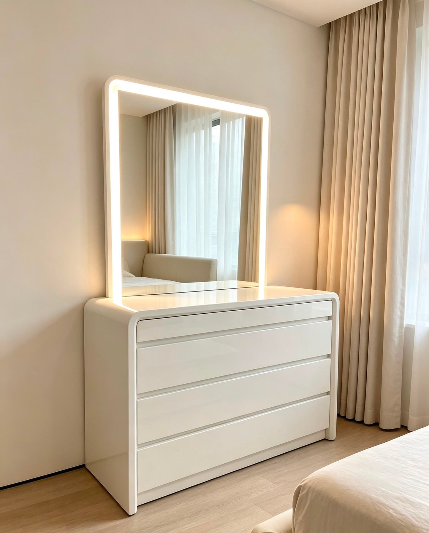 CHALSEA GAS LIFT STORAGE BED WITH FRONT DRAWER