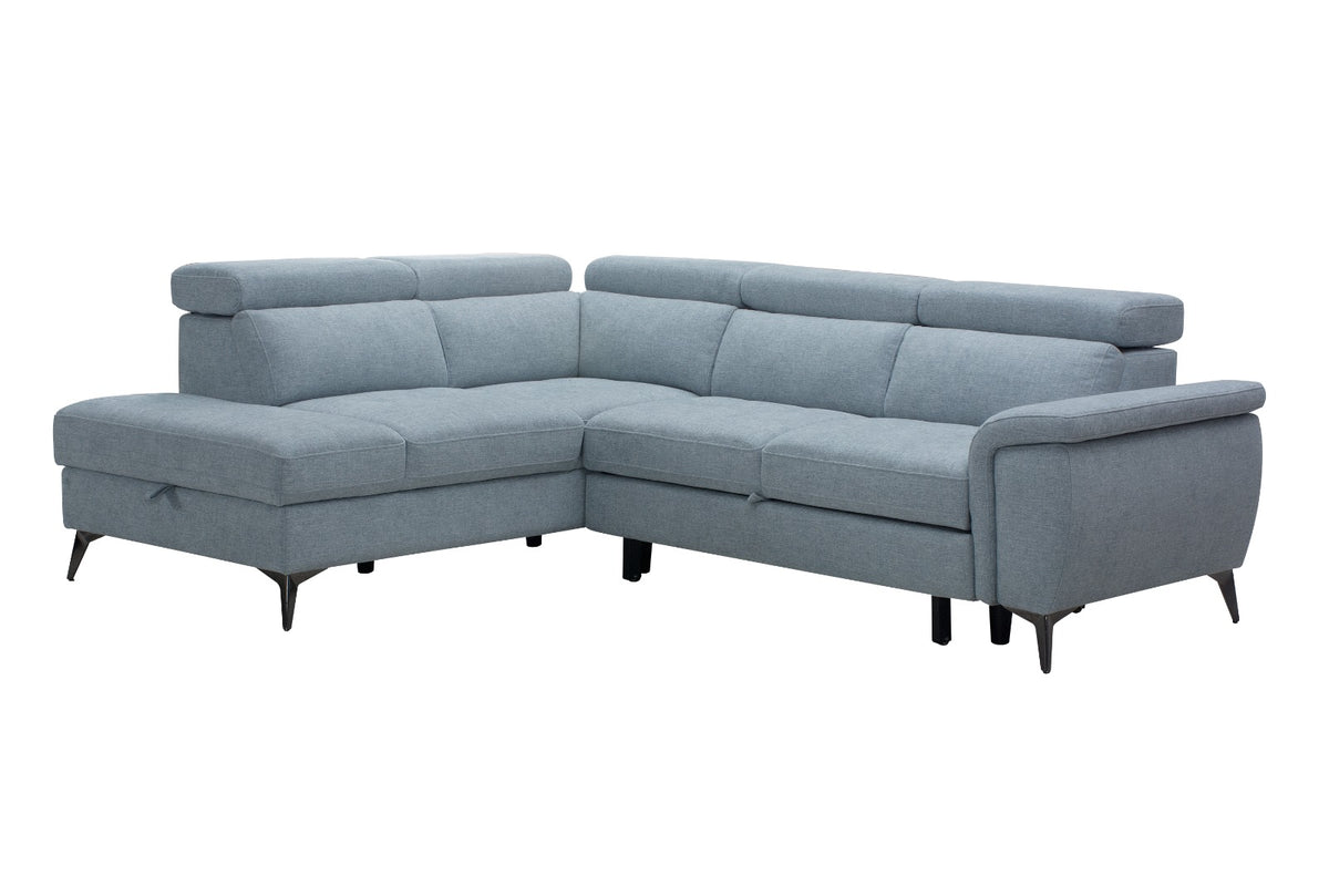 Venosa Sofabed With Chaise Storage and Adjustable Headrest New Arrival ....IN STOCK NOW...!!!