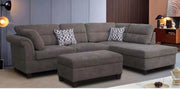 COLTON CHAISE SOFA WITH FREE STORAGE OTTOMAN