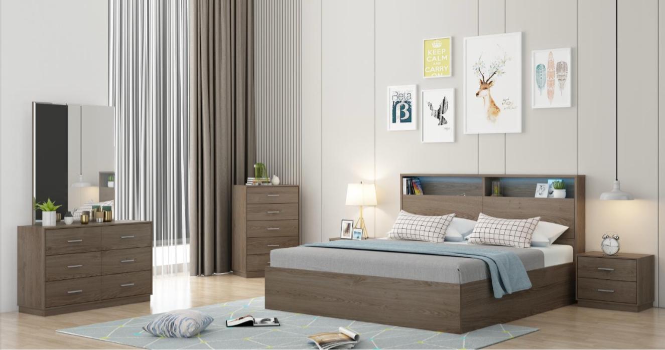 ARGO BEDROOM RANGE WITH GAS LIFT STORAGE – Furniture Roots