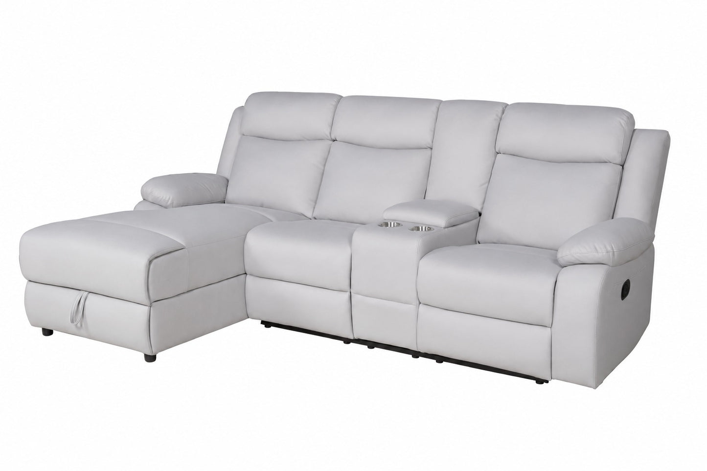 Softy Chaise Storage Sofa With Recliner Chair And Console Australia