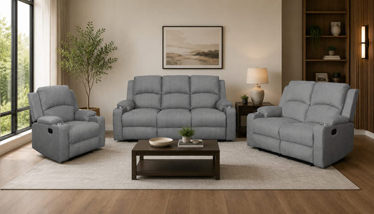 DALLAS MANUAL RECLINER 3+2+1 SEATER SOFA SET | Coming soon | Pre-Order Booking