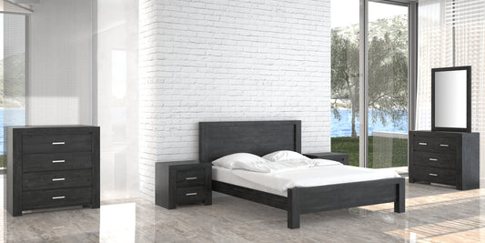 CARTIER RANGE SOLID WOOD BEDROOM RANGE BLACK OLIVE